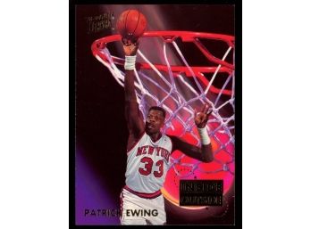 1993-94 Fleer Ultra Basketball Patrick Ewing Inside Outside #1 New York Knicks HOF