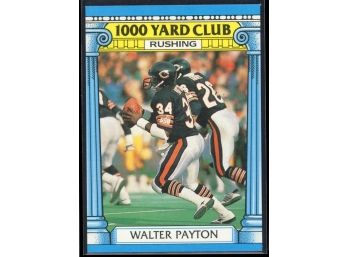 1987 Topps Football Walter Payton 1000 Yard Club #7 Chicago Bears Vintage HOF