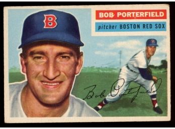 1956 Topps Baseball Bob Porterfield #248 Boston Red Sox Vintage