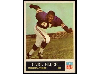 1965 Philadelphia Football Carl Eller #105 Minnesota Vikings Vintage