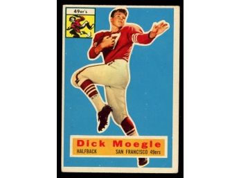 1956 Topps Football Dick Moegle #27 Pittsburgh Steelers Vintage