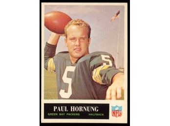 1965 Philadelphia Football Paul Hornung #76 Green Bay Packers Vintage HOF