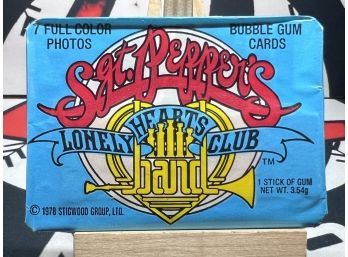 1978 Donruss Sgt. Peppers Lonely Heart Club Band Trading Card Wax Pack Factory Sealed ~ Beatles