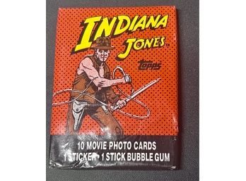 1984 Topps Indiana Jones Wax Pack Factory Sealed