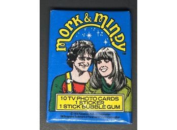 1978 Topps Mork & Mindy Trading Cards Unopened Wax Pack