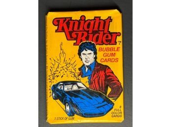1982 Donruss Knight Rider Trading Cards Unopened Wax Pack