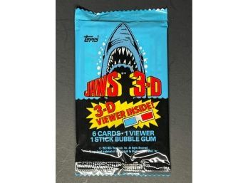 1983 Topps Jaws 3d Trading Cards Unopened Pack