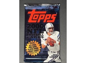 2000 Topps Football Foil Pack Factory Sealed Unopened