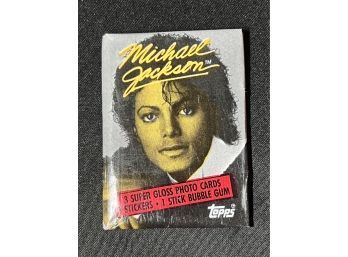 1984 Topps Michael Jackson Trading Cards Wax Pack Factory Sealed