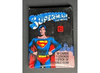 1978 Topps Superman Trading Cards Series 1 Wax Pack