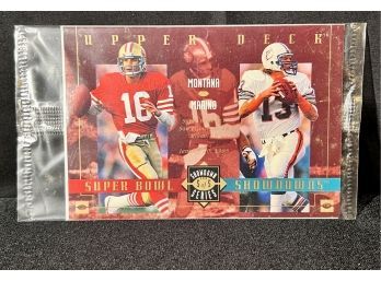 1994 Upper Deck Shadow Series NFL Football Unopened Sealed Super Bowl Showdowns Joe Montana Vs Dan Marino HOF
