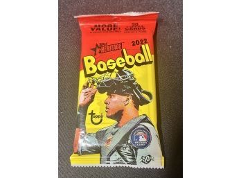 2022 Topps Heritage Baseball Sealed Fat Pack! 20 Cards!