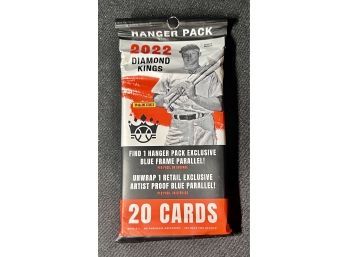 2022 PANINI DIAMOND KINGS BASEBALL HANGER PACK 20 CARDS MLB