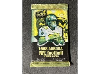 1998 Aurora NFL Football Factory Sealed Pack