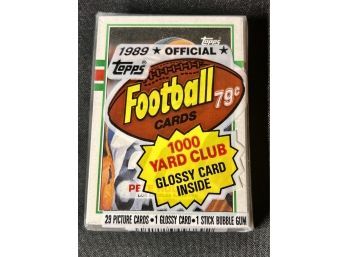 1989 Topps Football Cello Pack Factory Sealed Unopened NFL