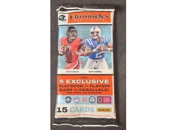 2022 Chronicles Draft Picks Football Unopened Sealed Fat Pack! 15 Total Cards! 5 Exclusive Parallels!