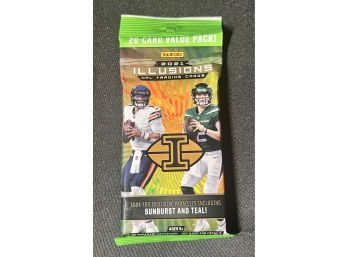 2021 Illusions NFL Football Unopened Sealed Fat Pack!