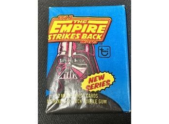 1980 Topps Star Wars 'the Empire Strikes Back' Series 2 Unopened Sealed Pack! Vintage 12 Movie Cards Per Pack!