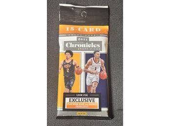 2021 Chronicles Draft Picks Basketball Unopened Sealed Fat Pack! 15 Total Cards!