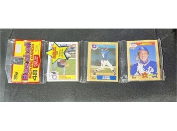1987 Topps Baseball Rack Pack Factory Sealed STARS & Rookies Showing