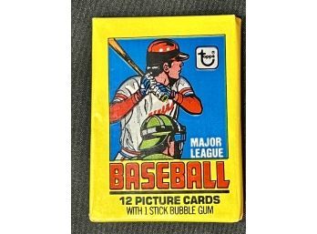 1979 Topps Baseball Unopened Wax Pack Factory Sealed Ozzie Smith Rookie Year