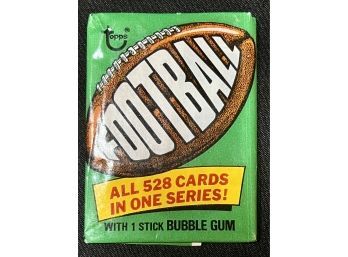 1974 TOPPS FOOTBALL 2 CARD WAX PACK Factory Sealed Unopened