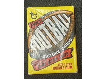 1977 Topps Football Factory Sealed Wax Pack
