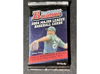 2004 Bowman Baseball MLB Foil Pack Factory Sealed