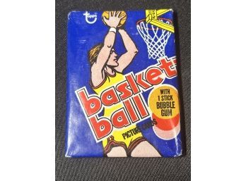 1977 Topps Basketball Unopened Sealed Wax Pack! Vintage