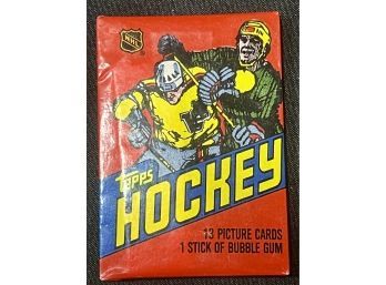 1981 Topps Hockey Factory Sealed Wax Pack