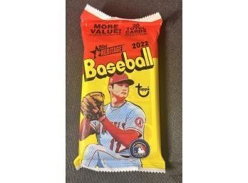 2022 Topps Heritage Baseball Unopened Sealed Fat Pack! 20 Total Cards!
