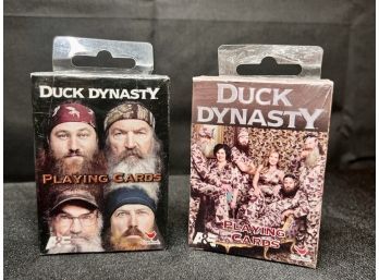 Duck Dynasty TV Show Playing Cards Set Of 2 Decks Factory Sealed