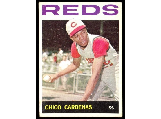1964 Topps Baseball Chico Cardenas #72 Cincinnati Reds Vintage