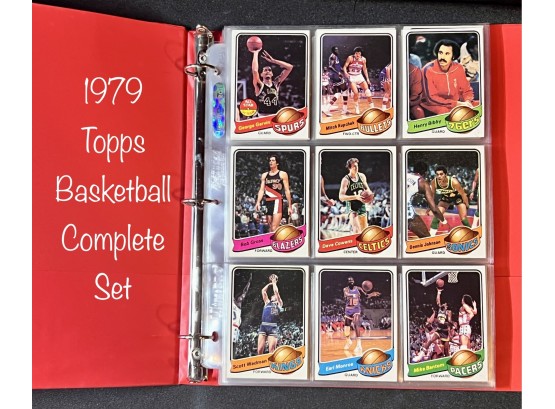 1979 Topps Basketball Complete Set