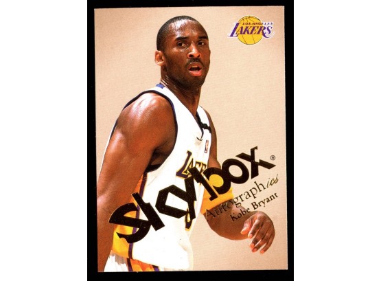 2003-04 Skybox Autographics Basketball Kobe Bryant #2 Los Angeles Lakers HOF