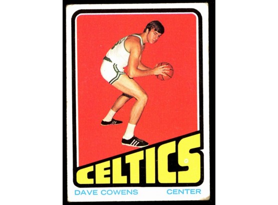 1972 Topps Basketball Dave Cowens #7 Boston Celtics Vintage HOF