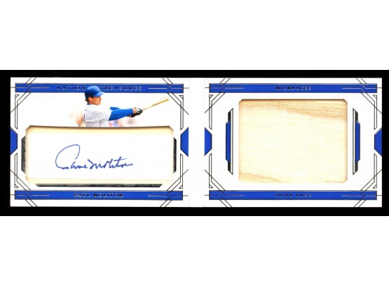 2020 National Treasures Baseball Paul Molitor Game Used Patch Autograph #CSMB-PM Milwaukee Brewers HOF