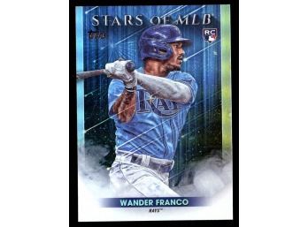 2022 Topps Baseball Wander Franco Stars Of MLB Rookie Card #SMLB-20 Tampa Bay Rays RC