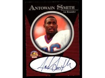 1997 The Score Board Football Antowain Smith Rookie Autograph