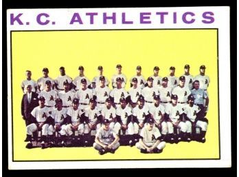 1964 Topps Baseball Kansas City Athletics #151 Vintage