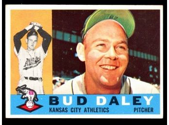 1960 Topps Baseball Bud Daley #8 Kansas City Athletics Vintage