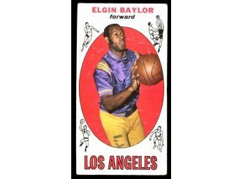 1969 Topps Basketball Elgin Baylor #35 Los Angeles Lakers Vintage HOF