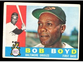 1960 Topps Baseball Bob Boyd #207 Baltimore Orioles Vintage