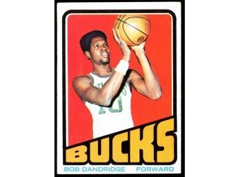 1972 Topps Basketball Bob Dandridge #42 Milwaukee Bucks Vintage