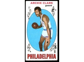 1969 Topps Basketball Archie Clark Rookie Card #32 Philadelphia 76ers RC Vintage