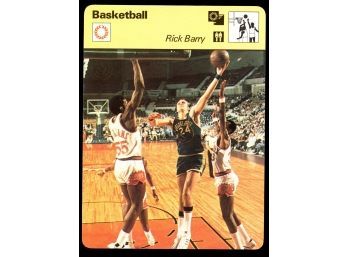 1977 Sportscaster Basketball Rick Barry Golden State Warriors Vintage HOF