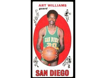 1969 Topps Basketball Art Williams #96 San Diego Clippers Vintage