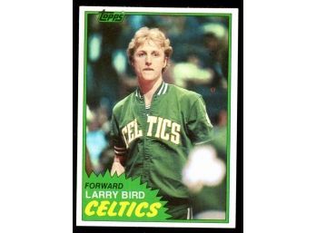 1981 Topps Basketball Larry Bird #4 Boston Celtics Vintage HOF