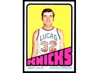 1972 Topps Basketball Jerry Lucas #15 New York Knicks Vintage HOF