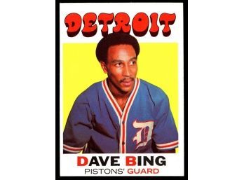 1971 Topps Basketball Dave Bing #78 Detroit Pistons Vintage
